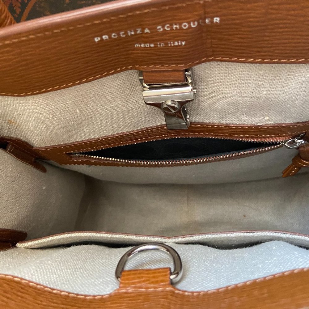 Proenza Schouler Tote Ps11 Brown Leather Bag - Picture 11 of 14